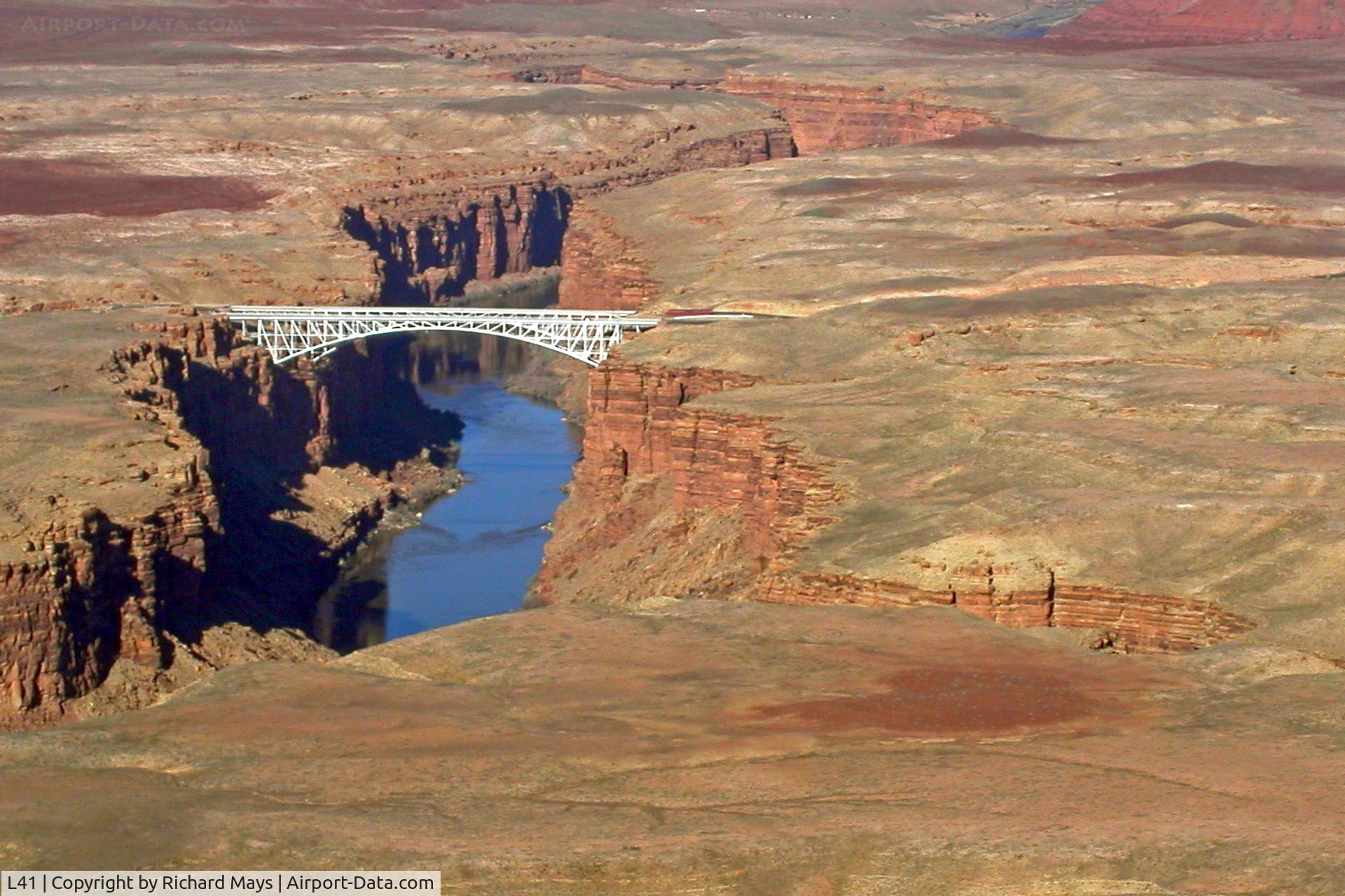 Marble Canyon Airport (L41) - Bridge on Left Downwind for runway 21