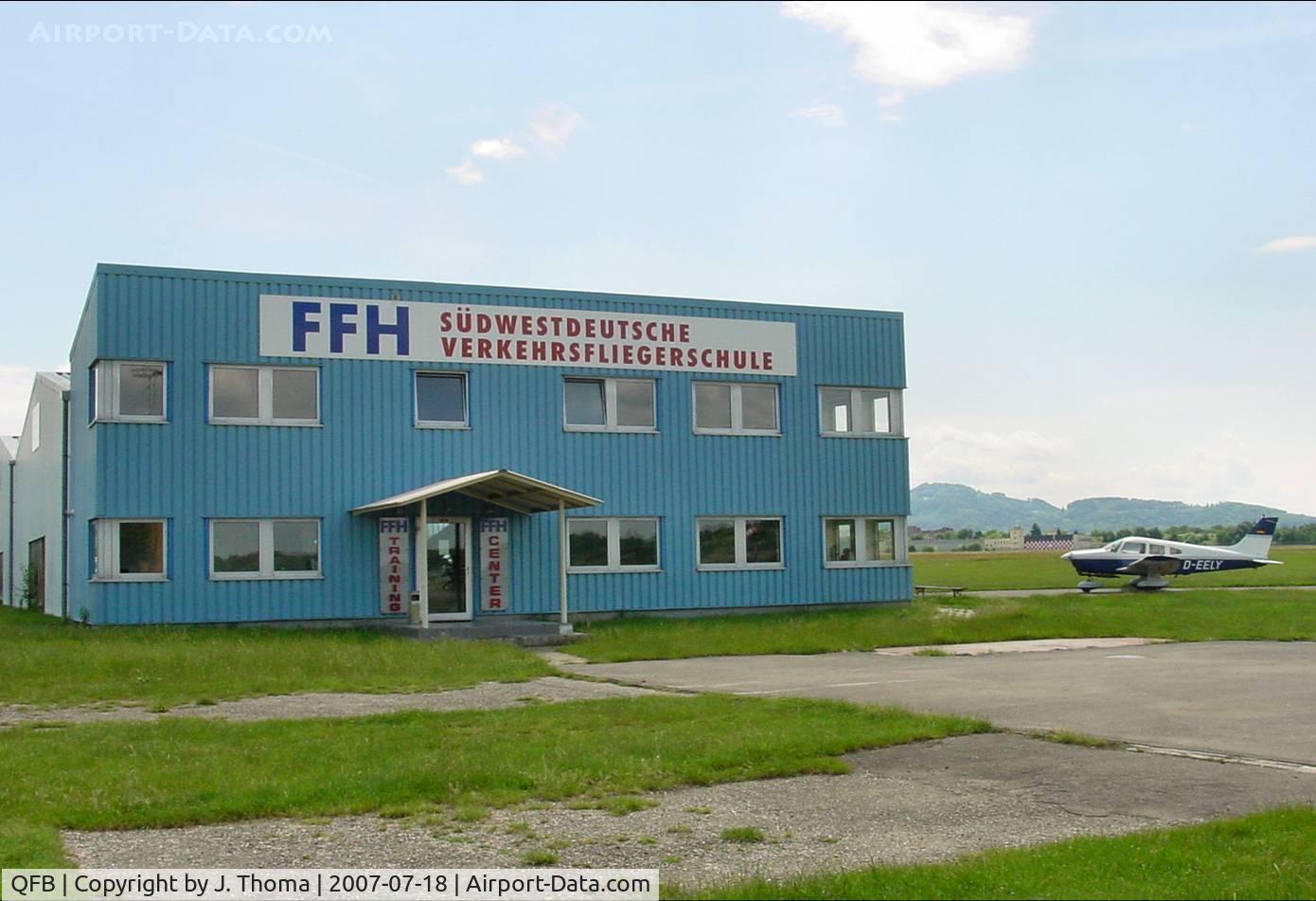Flugplatz Freiburg Airfield Airport, Freiburg/Breisgau, Baden-Württemberg Germany (QFB) - Southwest german traffic pilots school, Freiburg airfield