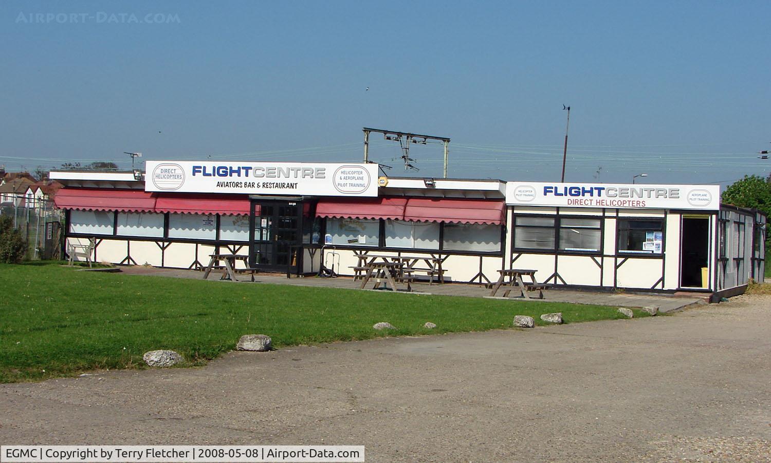 London Southend Airport, Southend-on-Sea, England United Kingdom (EGMC) - Flight Centre - Direct Helicopters , Aviators Bar and Restaurant on the Eastern side of Southend Airport