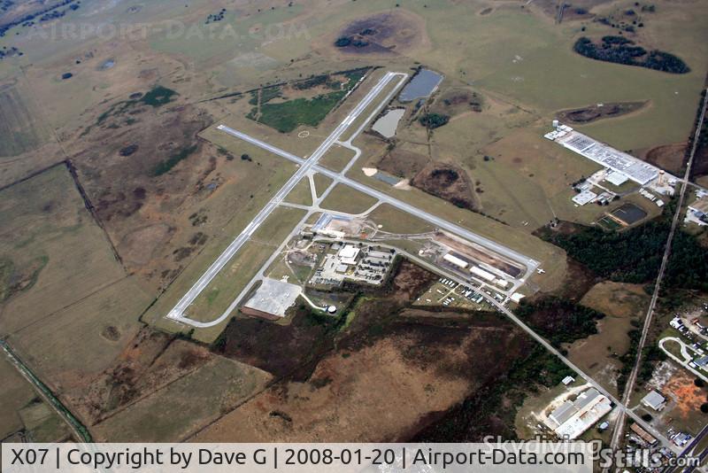Lake Wales Municipal Airport (X07) - Aerial photo of Lake Wales Muni