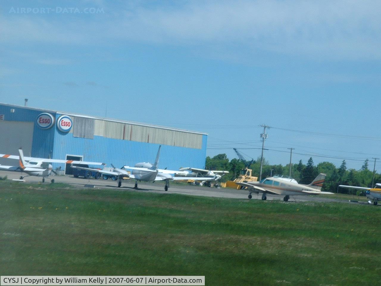 Saint John Airport, Saint John, New Brunswick Canada (CYSJ) - general aviation area