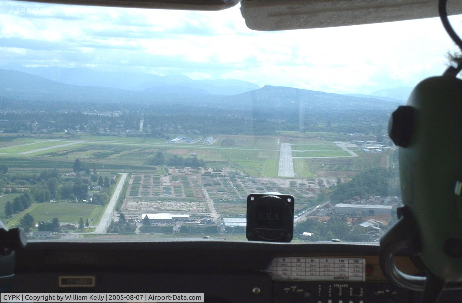 Pitt Meadows Airport (Pitt Meadows Regional Airport), Pitt Meadows, British Columbia Canada (CYPK) - On final for 36