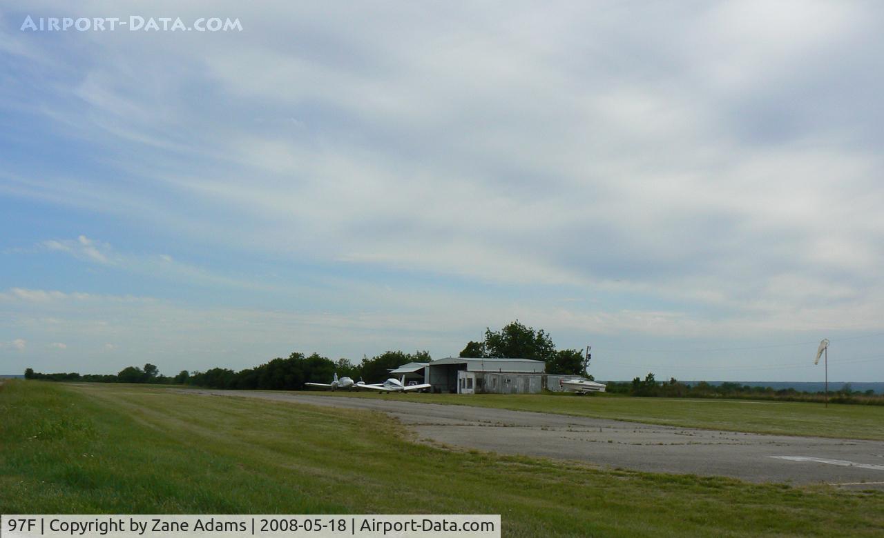 Crazy Horse Municipal Airport (97F) - Crazy Horse Municipal Airport, Davis, OK - Looking South (Runway 17)