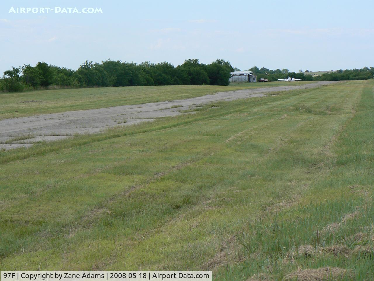 Crazy Horse Municipal Airport (97F) - Crazy Horse Municipal Airport, Davis, OK - Looking North (Runway 35