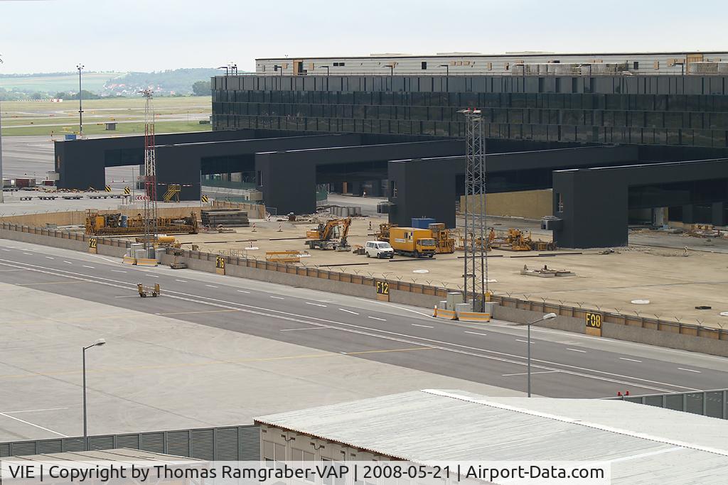 Vienna International Airport, Vienna Austria (VIE) - airport overview skylink north
