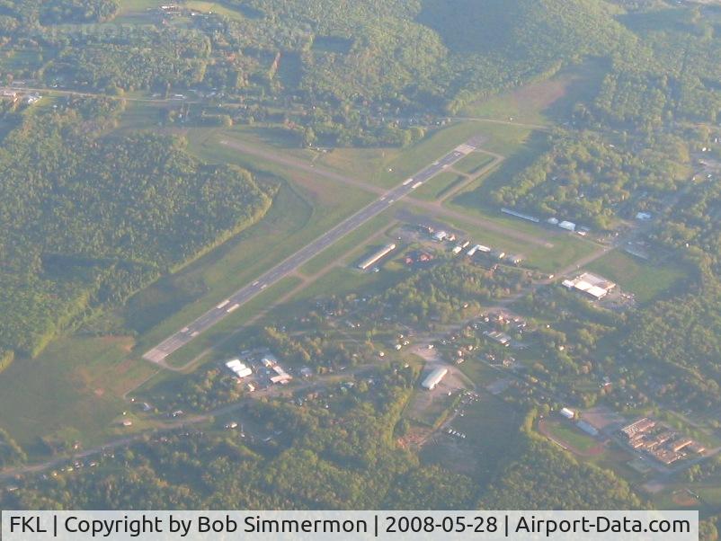 Venango Regional Airport (FKL) - Looking north from 9500'