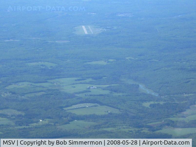 Sullivan County International Airport (MSV) - Long final for 15