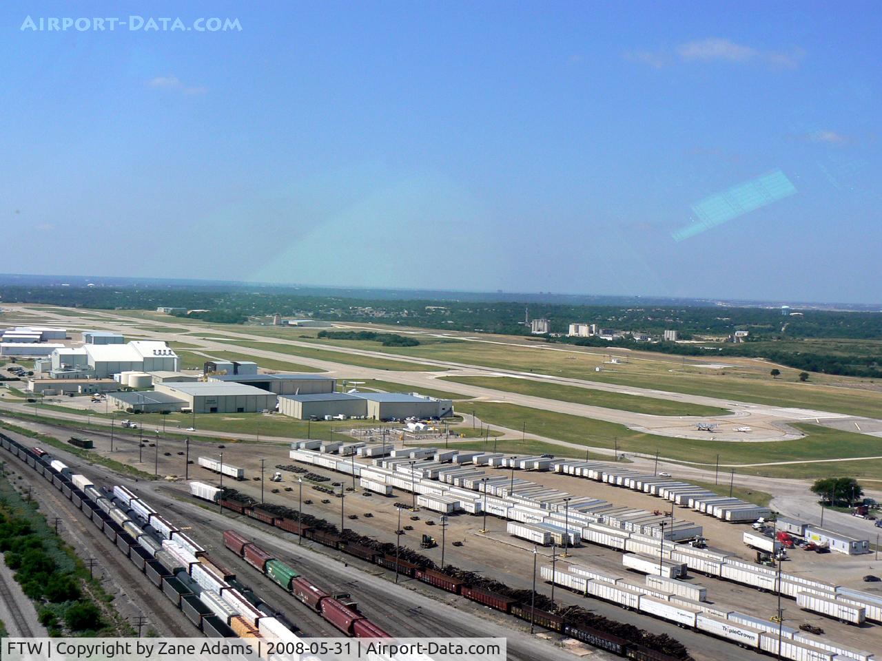 Fort Worth Meacham International Airport (FTW) - On base for runway 16 at Meacham Field