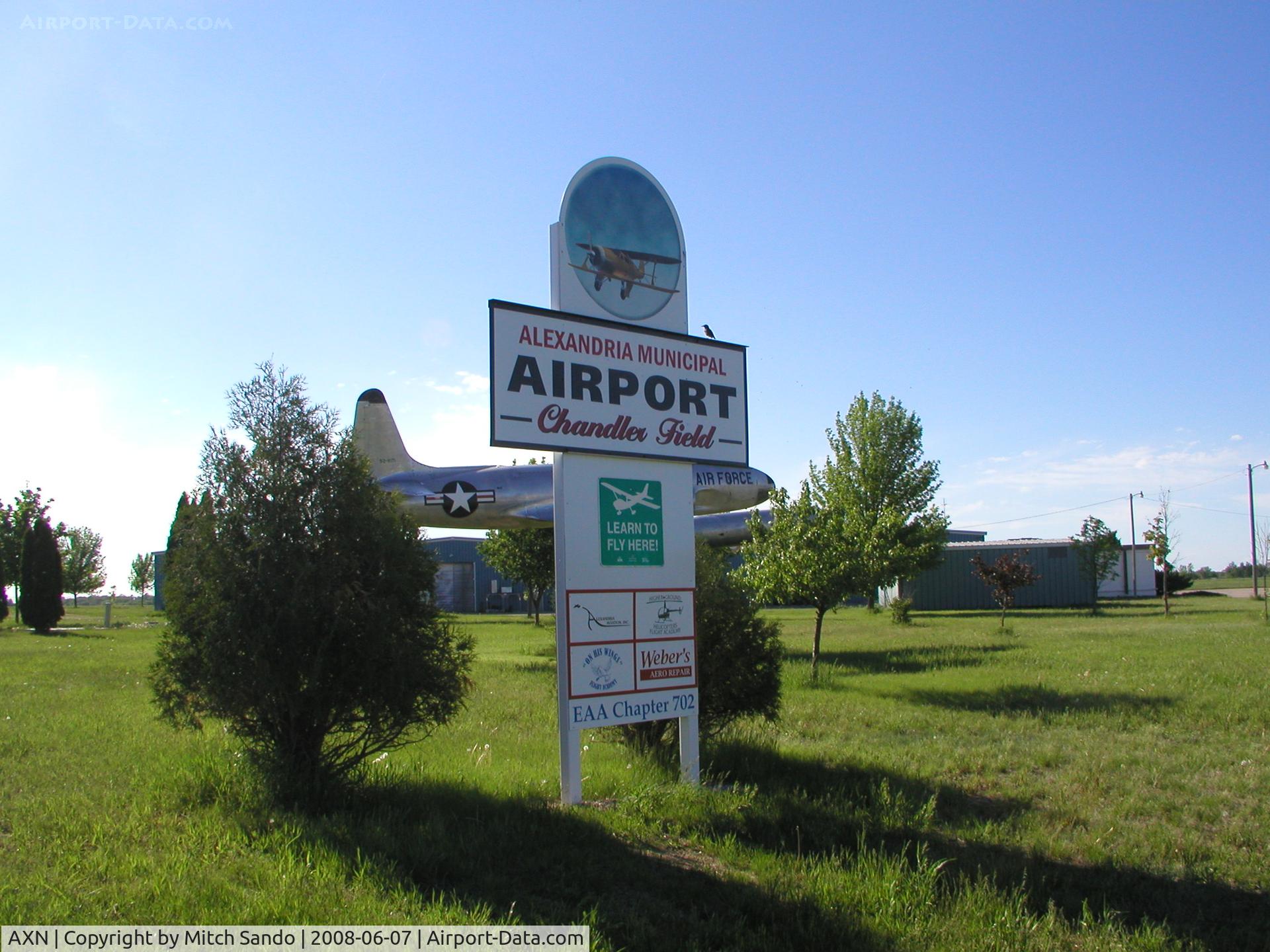 Chandler Field Airport (AXN) - Alexandria Municipal Airport (Chandler Field) in Alexandria, MN.
