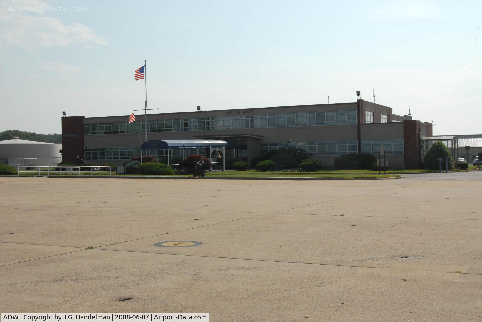 Joint Base Andrews Airport (ADW) - Air Side of Ops NAF Washington DC