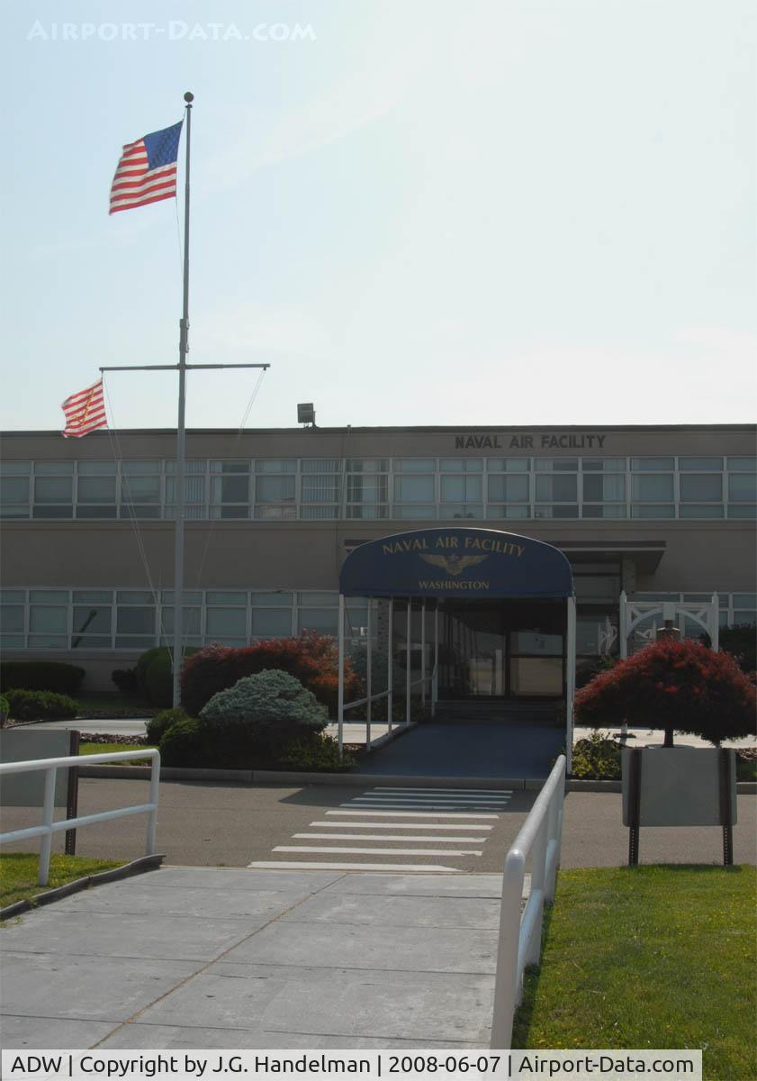 Joint Base Andrews Airport (ADW) - air side welcome at NAF Washington