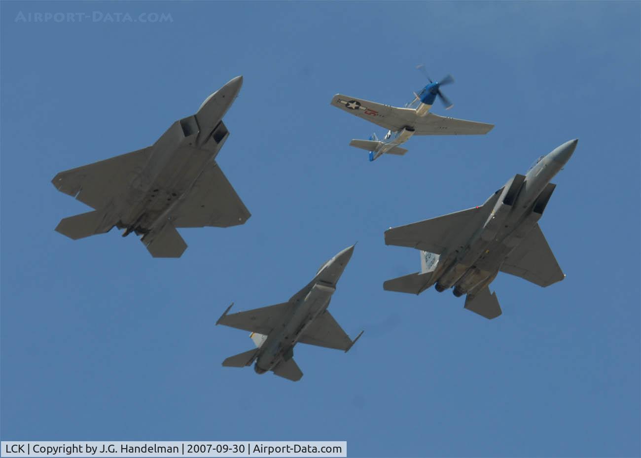 Rickenbacker International Airport (LCK) - Mustang leads the way at the 2007 Gathering at  LCK