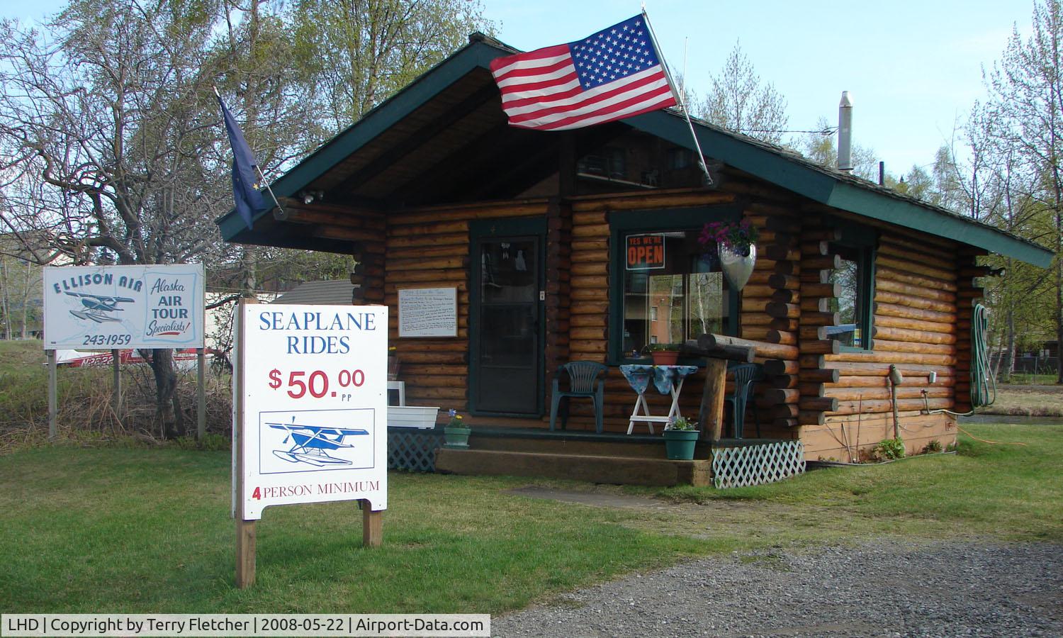 Lake Hood Seaplane Base (LHD) - Ellison Air Cabin at the Spenard Lake end of Lake Hood