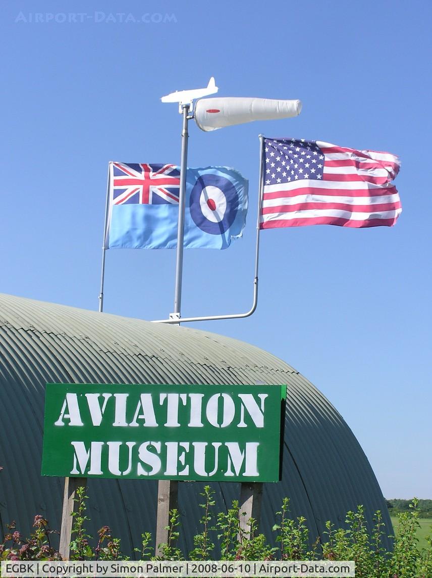 Sywell Aerodrome Airport, Northampton, England United Kingdom (EGBK) - Air Museum at Sywell