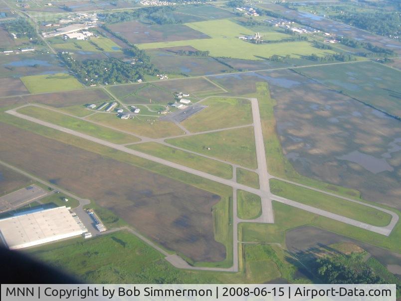Marion Municipal Airport (MNN) - Looking NW from 3500'