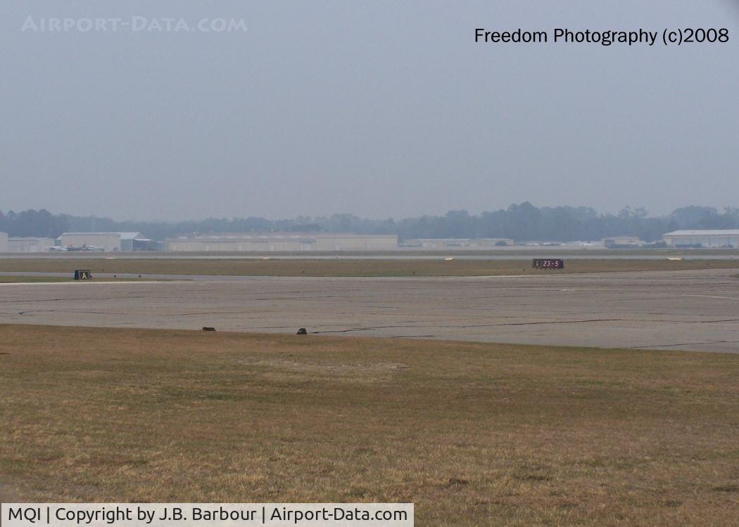 Dare County Regional Airport (MQI) - The smoke was thick from the forrest fire that was down here.  The smoke had drifted all the way to Raleigh,NC