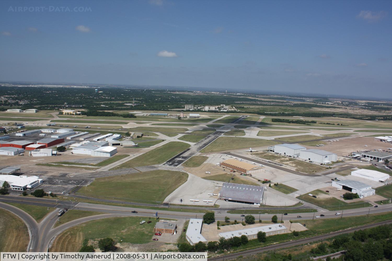 Fort Worth Meacham International Airport (FTW) - Airport Flyby in a Huey N911KK