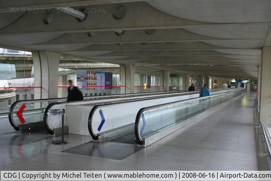 Paris Charles de Gaulle Airport (Roissy Airport), Paris France (CDG) - In Terminal 2 - Early morning