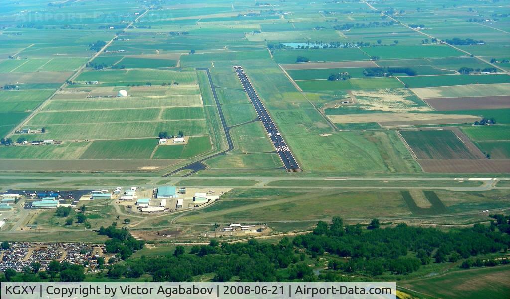 Greeley-weld County Airport (GXY) - Aerial photo