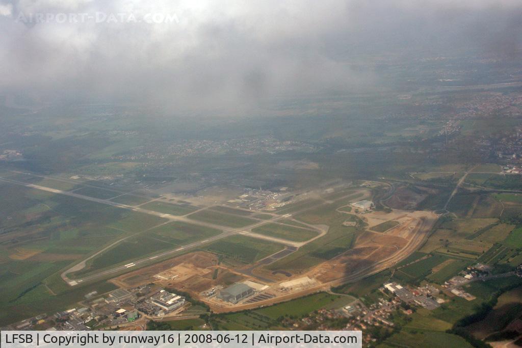 EuroAirport Basel-Mulhouse-Freiburg, Basel (Switzerland), Mulhouse (France) and Freiburg (Germany) France (LFSB) - overview of Basle-Airport