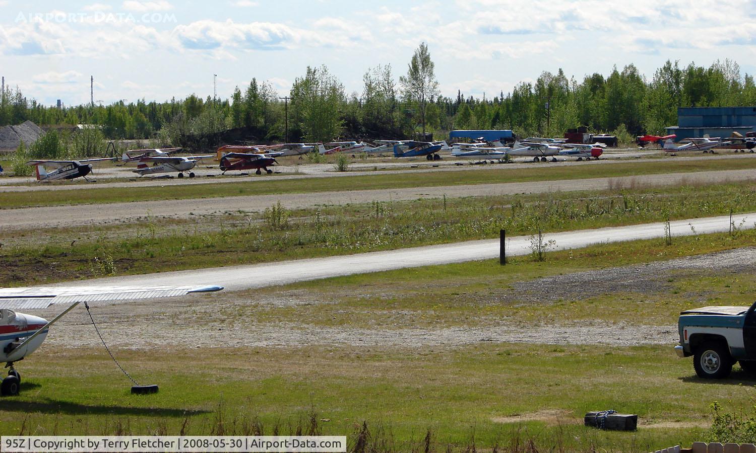 Bradley Sky-ranch Airport (95Z) - Bradley Skyranch , North Pole - a view across the main GA ramps