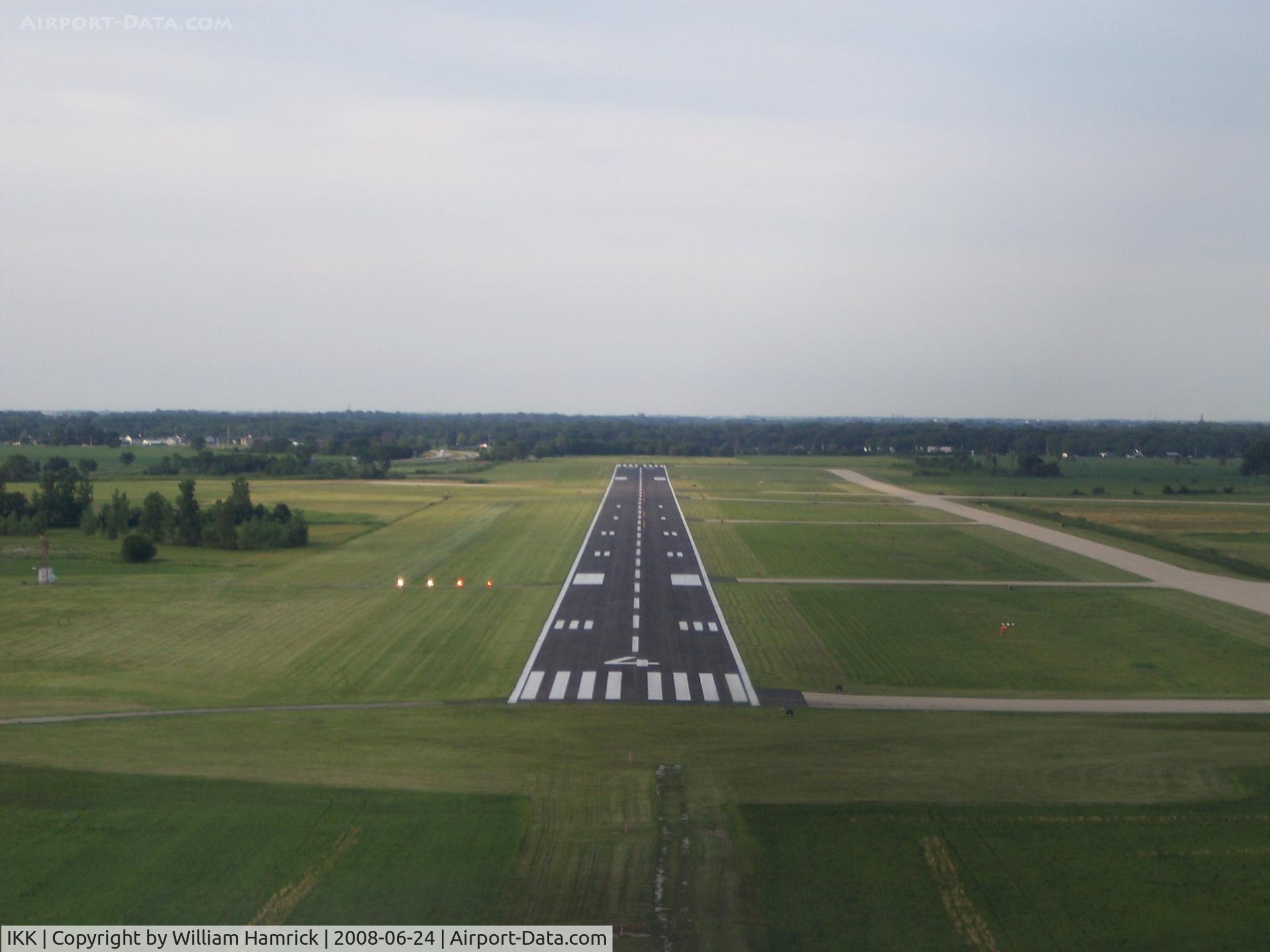 Greater Kankakee Airport (IKK) - On Final for Runway 4