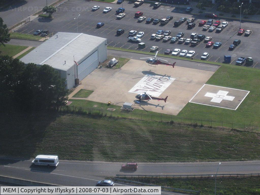 Memphis International Airport (MEM) - Hospital Wing Heliport Memphis base