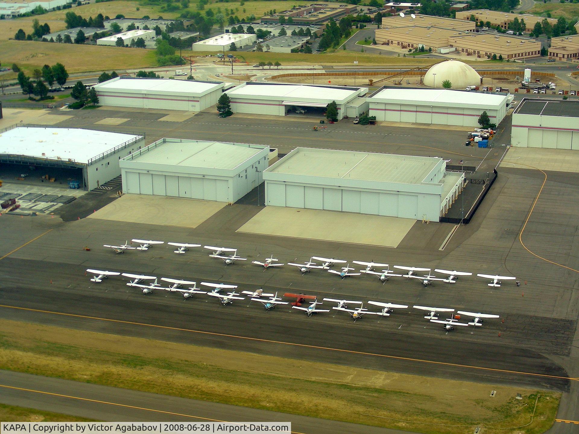 Centennial Airport (APA) - Alpha Parking after take off from 17 R