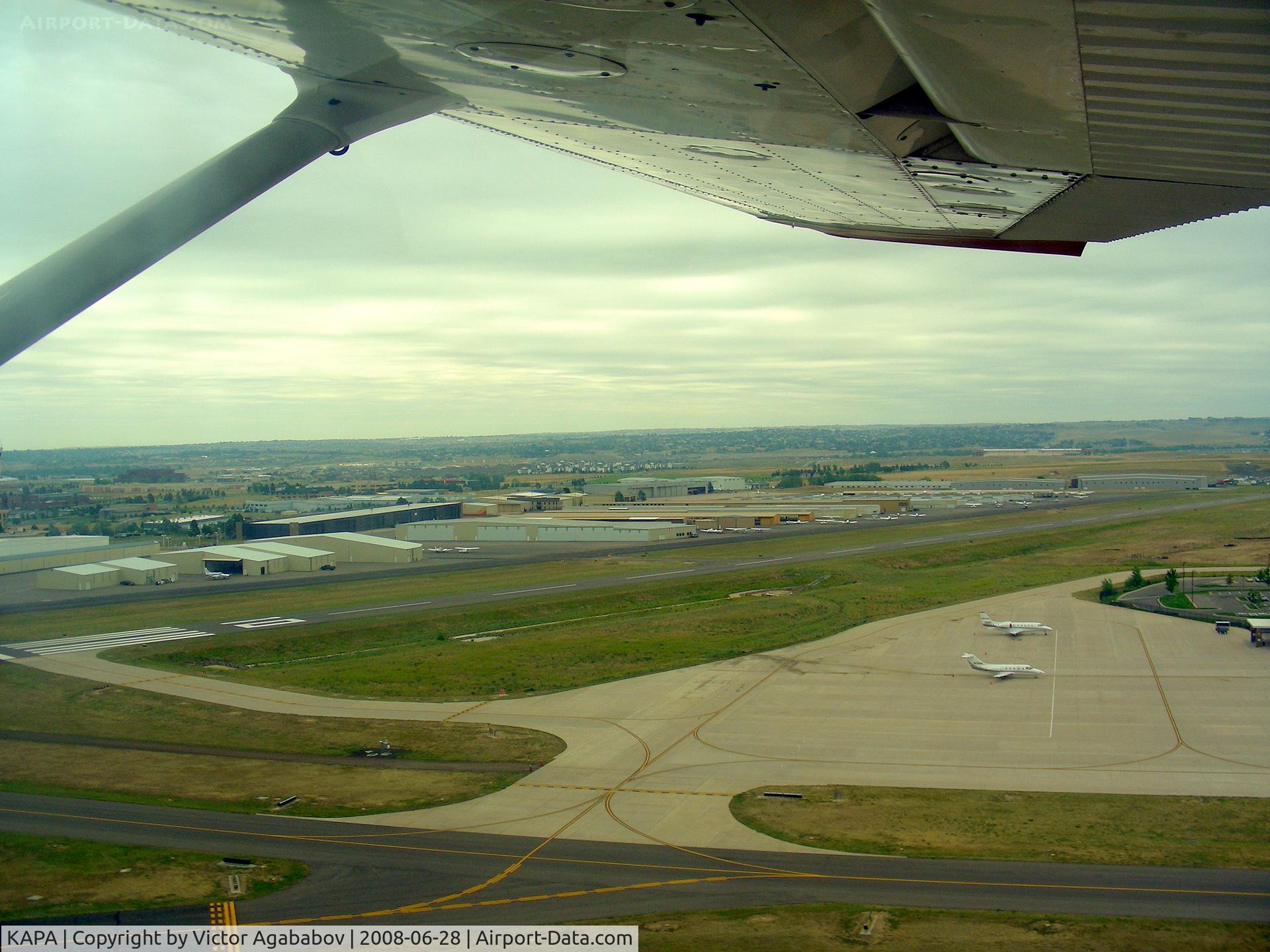 Centennial Airport (APA) - Alpha Parking after take off from 17 R