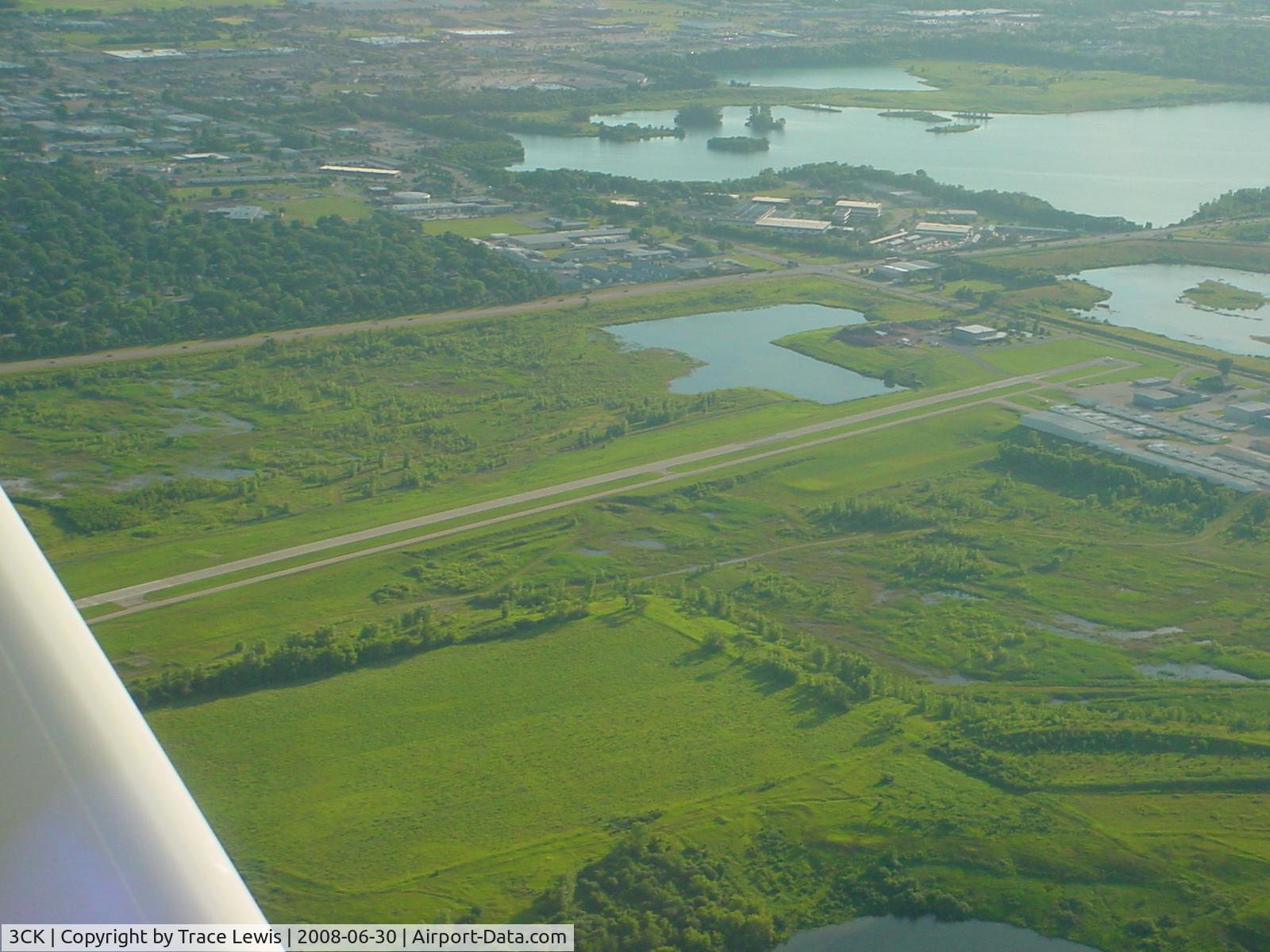 Lake In The Hills Airport (3CK) - Overview at 6AM