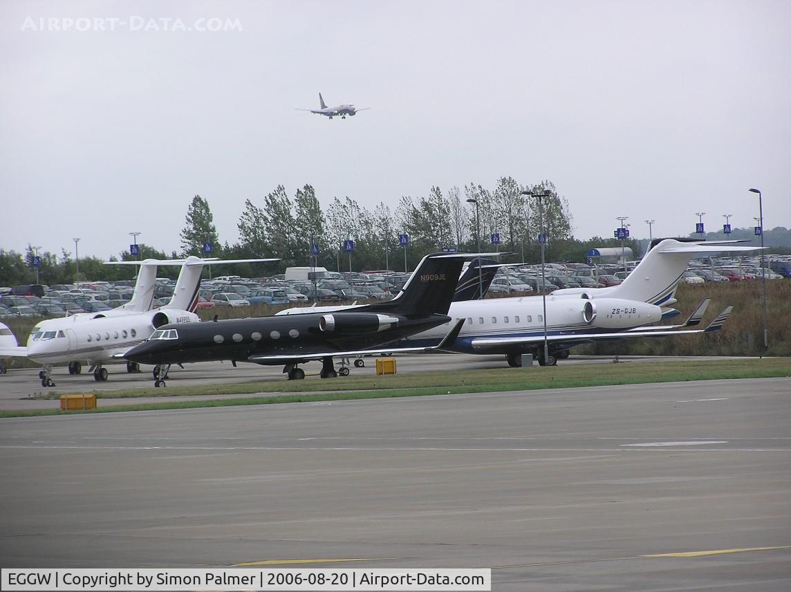 London Luton Airport, London, England United Kingdom (EGGW) - Biz Jet park at Luton Airport