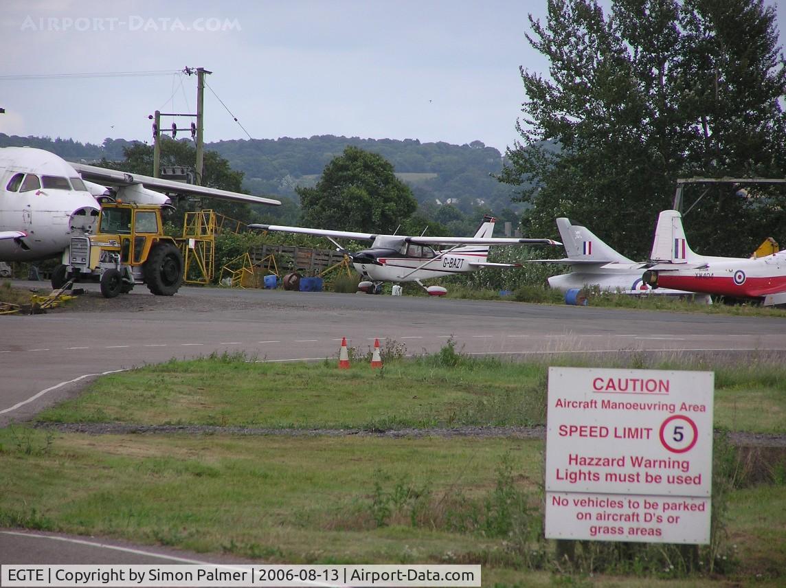 Exeter International Airport, Exeter, England United Kingdom (EGTE) - General view at Exeter Airport