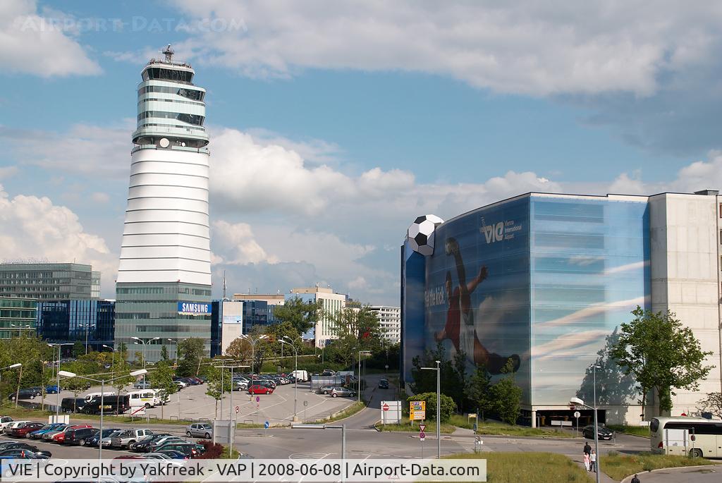 Vienna International Airport, Vienna Austria (VIE) - Parking area and tower
