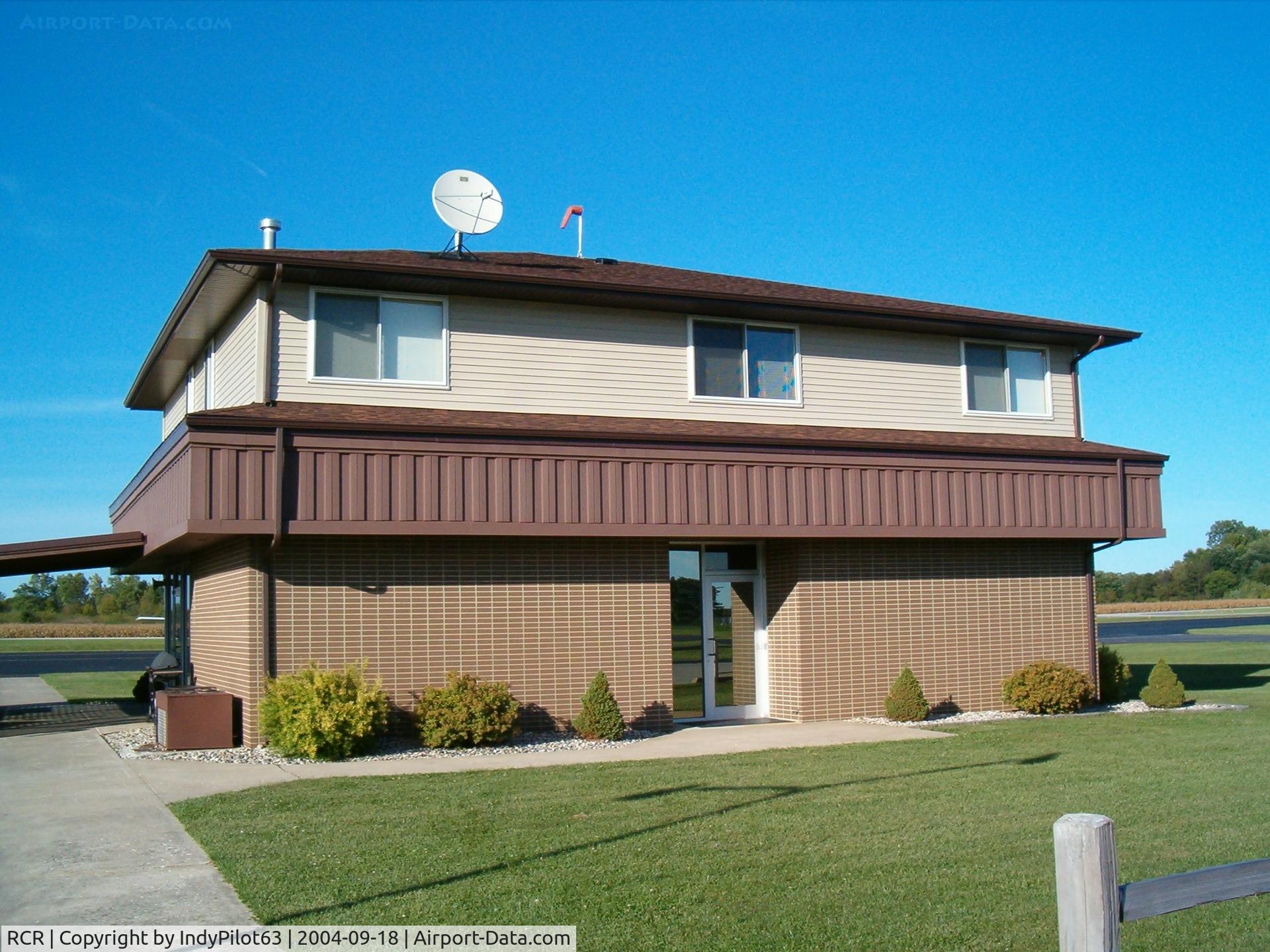 Fulton County Airport (RCR) - FBO building at Fulton County