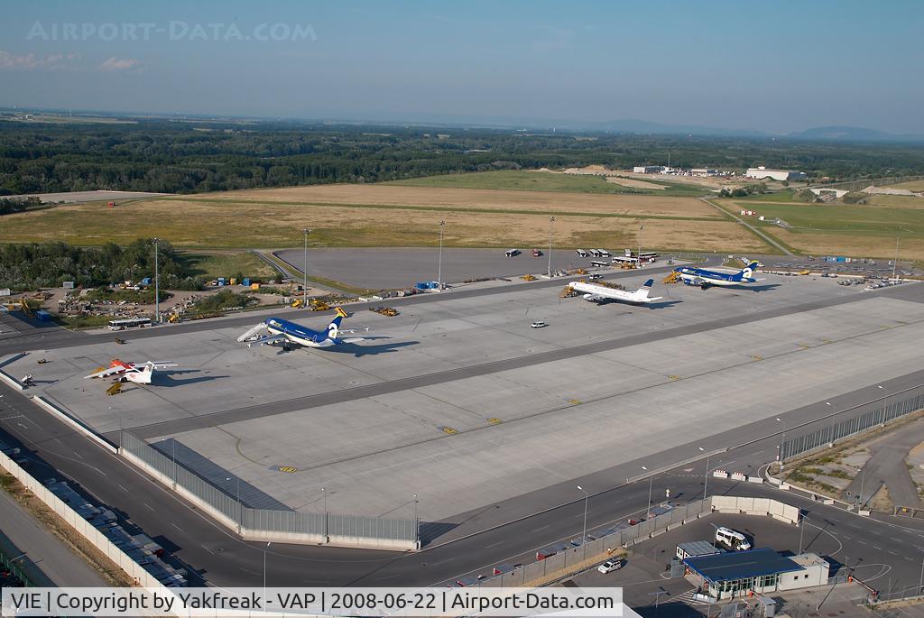 Vienna International Airport, Vienna Austria (VIE) - Some Euro 2008 Visitors parked on Block Kilo