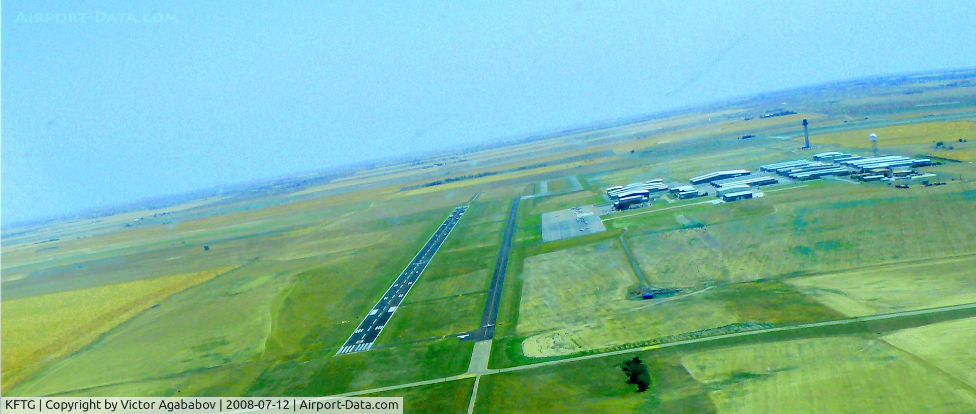 Front Range Airport (FTG) - Turning final for rwy 8