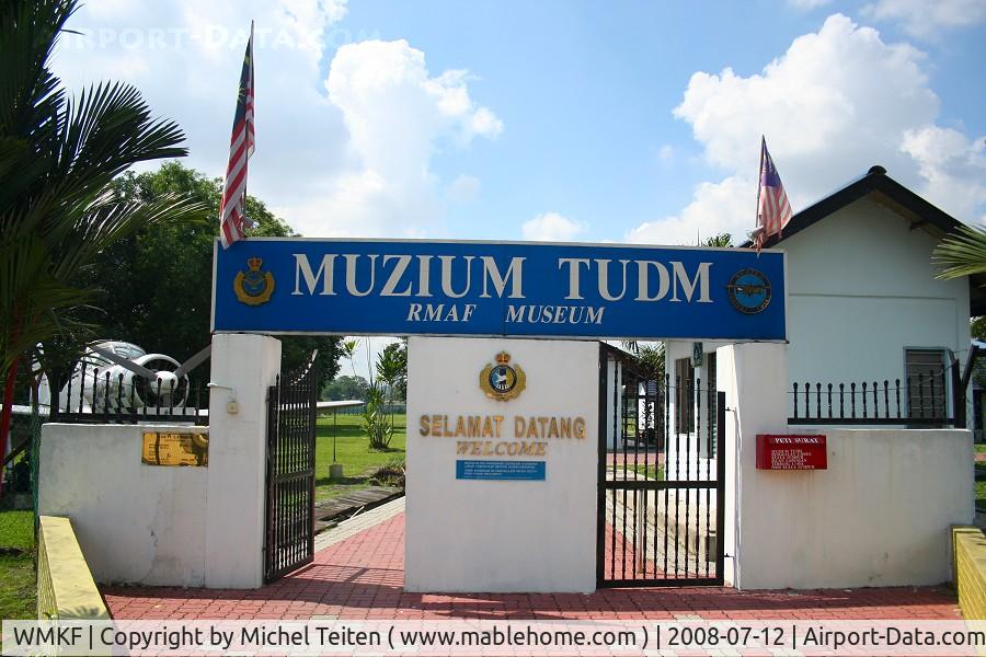 Sungai Besi Airport / RMAF Simpang, Sungai Besi, Kuala Lumpur Malaysia (WMKF) - Main entry of the RMAF Museum at RMAF Kuala Lumpur-Sungai Besi