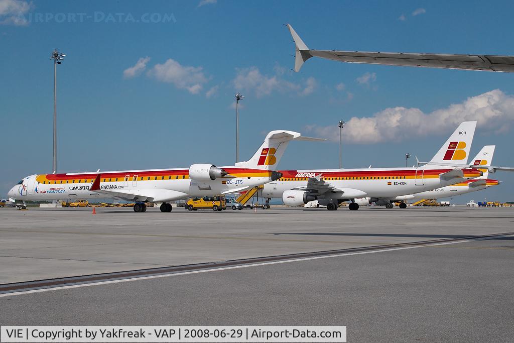 Vienna International Airport, Vienna Austria (VIE) - Some Iberia Aircraft for the EURO 08 final