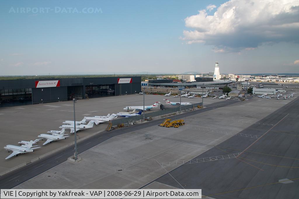 Vienna International Airport, Vienna Austria (VIE) - GAC aircraft parked on the Austrian Airlines apron