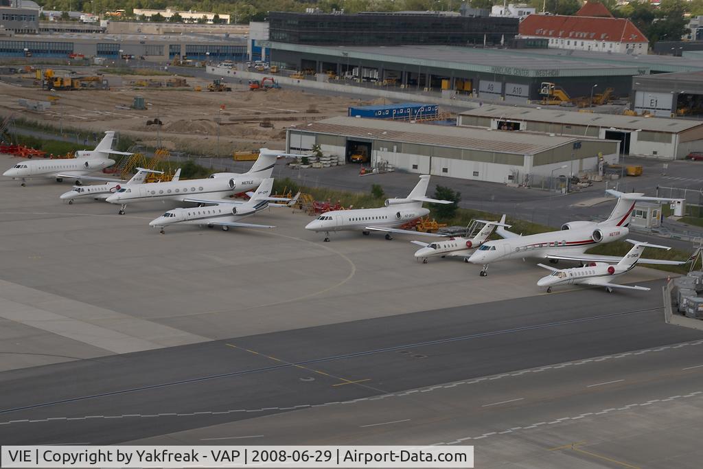 Vienna International Airport, Vienna Austria (VIE) - GAC aircraft parked on the Austrian Airlines apron