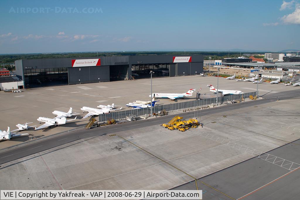 Vienna International Airport, Vienna Austria (VIE) - GAC aircraft parked on the Austrian Airlines apron