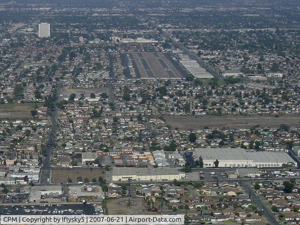 Compton/woodley Airport (CPM) - Compton airport in the middle of it! 