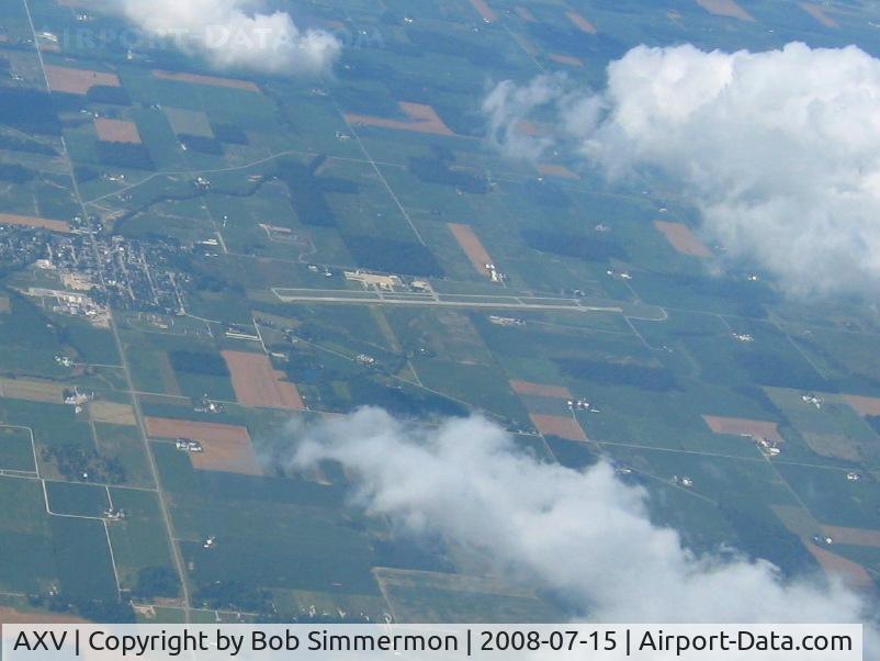 Neil Armstrong Airport (AXV) - Looking NE from 11,500'