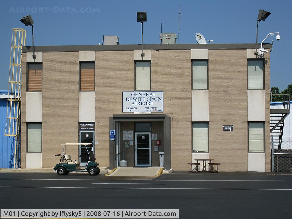 General Dewitt Spain Airport (M01) - M01 Terminal building
