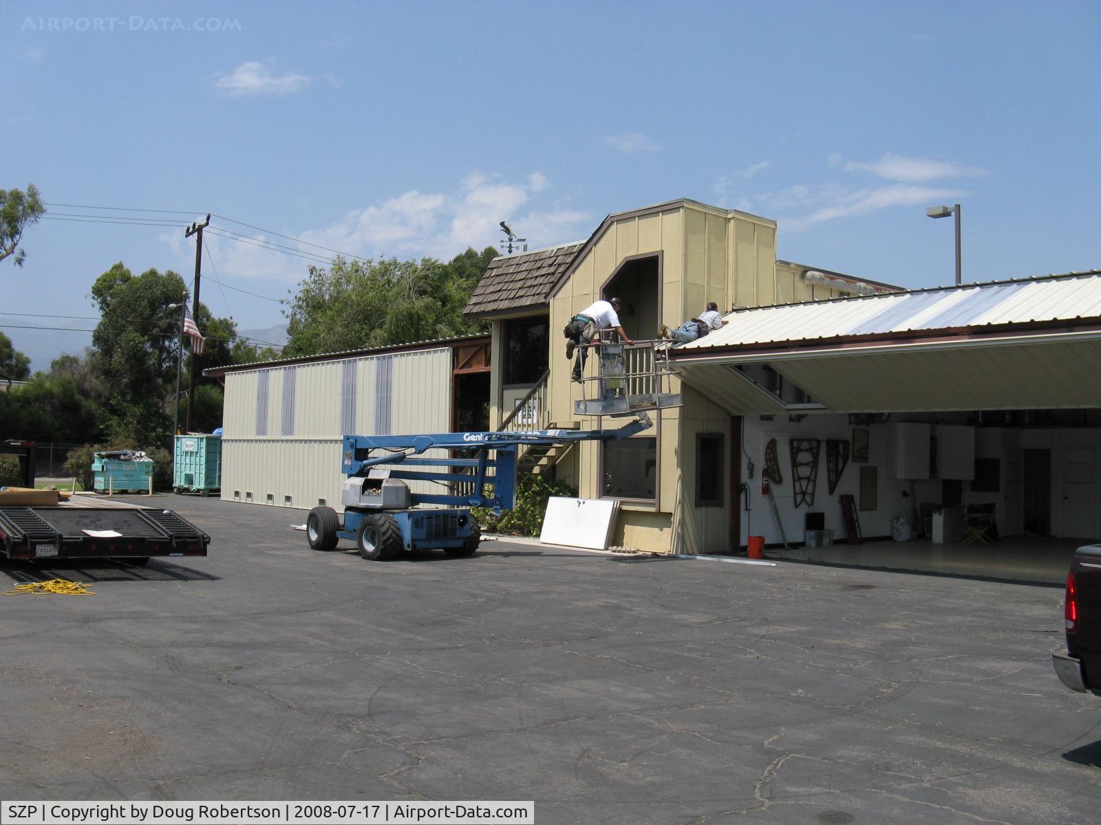 Santa Paula Airport (SZP) - Enclosing open hangars and or adding translucent fiberglass panels