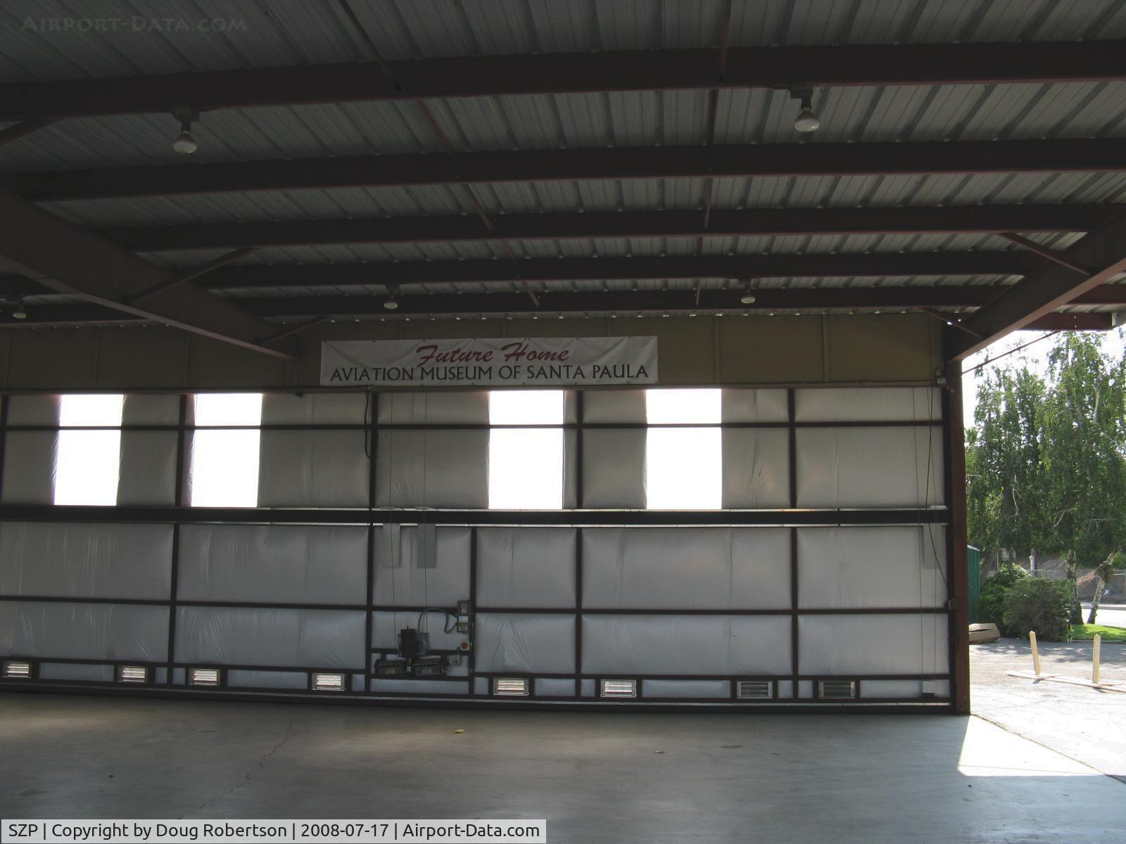 Santa Paula Airport (SZP) - Enclosing new Aviation Museum of Santa Paula building