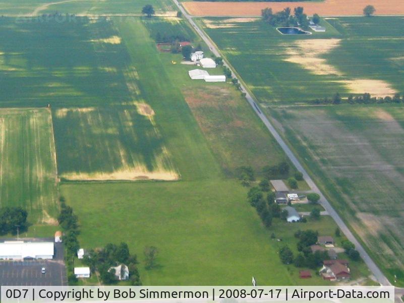 Ada Airport (0D7) - Looking west from 2500'