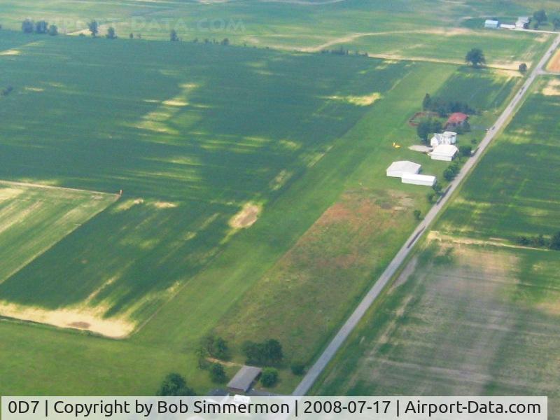 Ada Airport (0D7) - Looking SW from 2500'