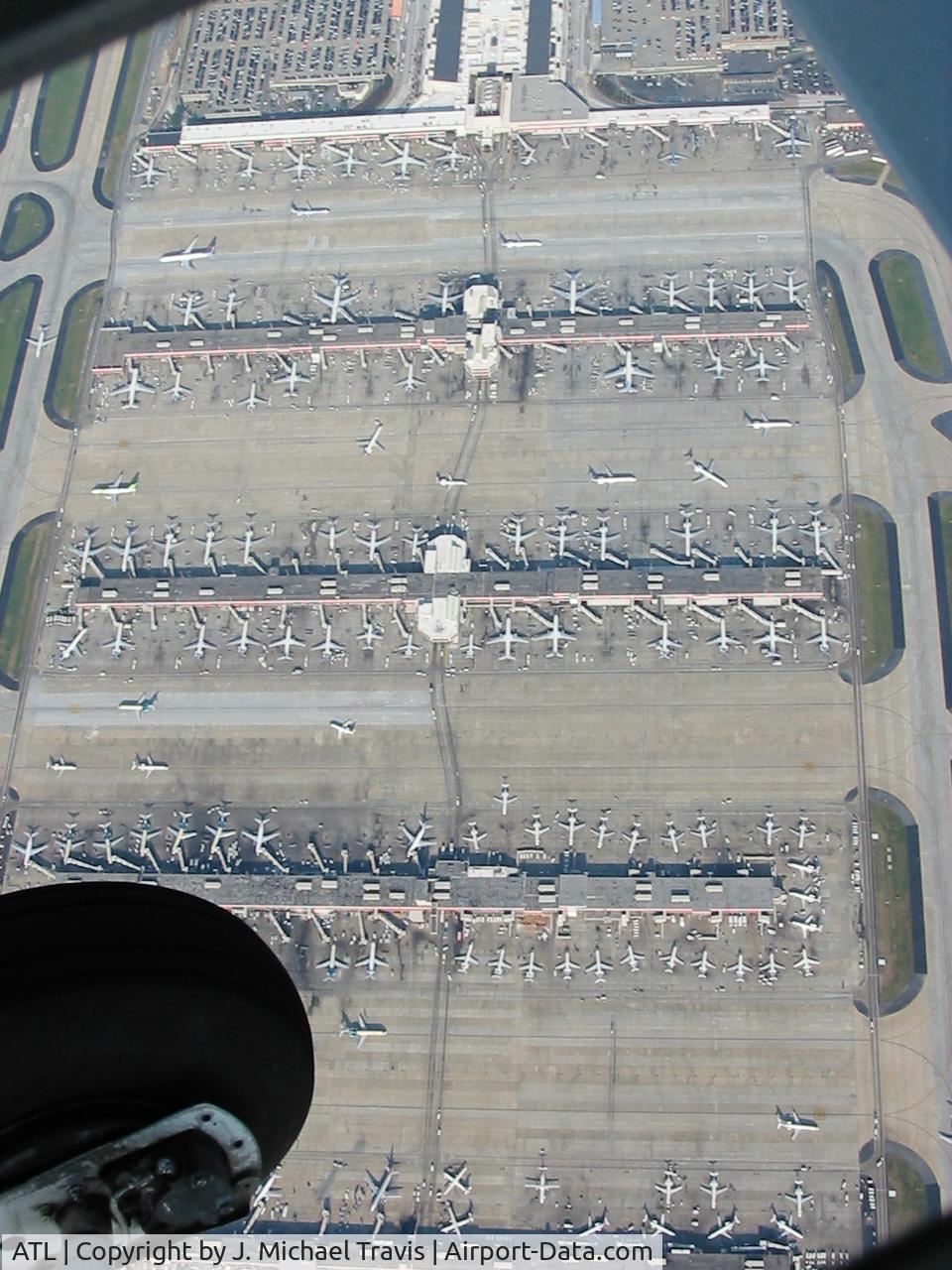 Hartsfield - Jackson Atlanta International Airport (ATL) - Cleared to the Atlanta VORTAC, fly 360 radial, 10 miles then on course.  Overflights like this are rare in the ATL class B airspace.  