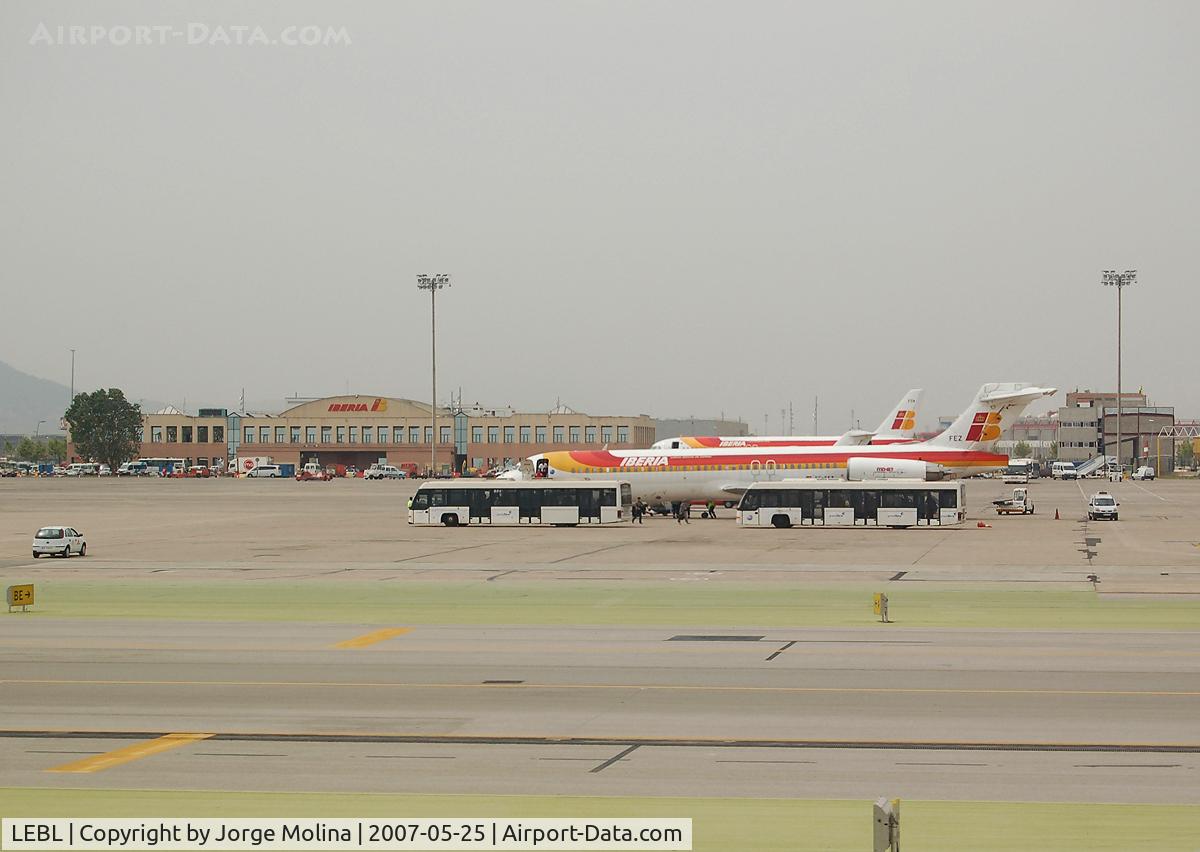 Barcelona International Airport, Barcelona Spain (LEBL) - Platform terminal C.